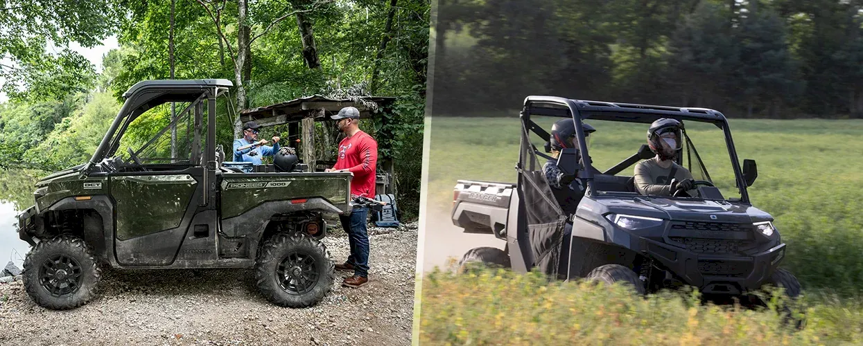 Read more about the article Is a 2026 Honda Pioneer or a 2026 Polaris Ranger better for working a farm in Branson, MO?
