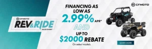 Read more about the article CFMOTO Rev&Ride ORV Financing Program – ATV
