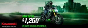 Read more about the article SAVE UP TO $1,250* ON SELECT ON-ROAD MOTORCYCLES – Good Times Start with Great Deals – Dirt Bikes