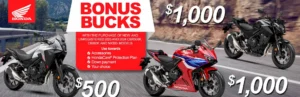 Read more about the article Bonus Bucks – Street Bikes