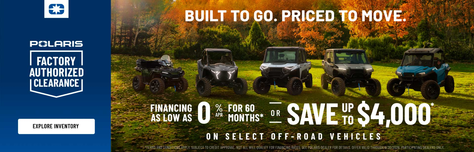Read more about the article Factory Authorized Clearance Sales Event – Side x Side